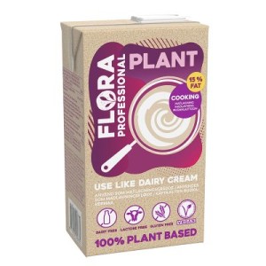 Grietinėlė augalinė FLORA 15%, 1 L